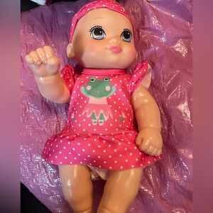 Pink Polka Dot Baby Doll Lottie Princess and the frog